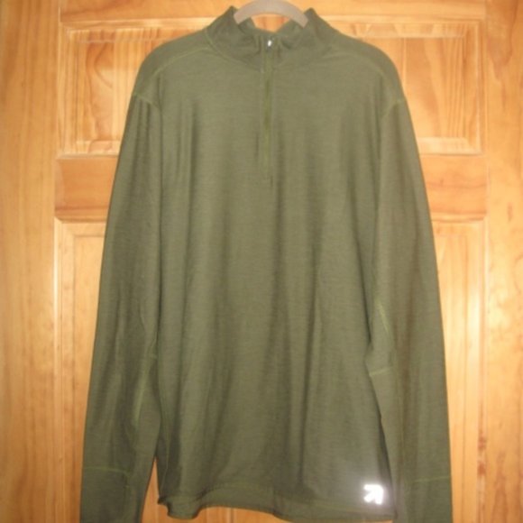 New Balance Dry Green Half Zip Pullover - Picture 1 of 2